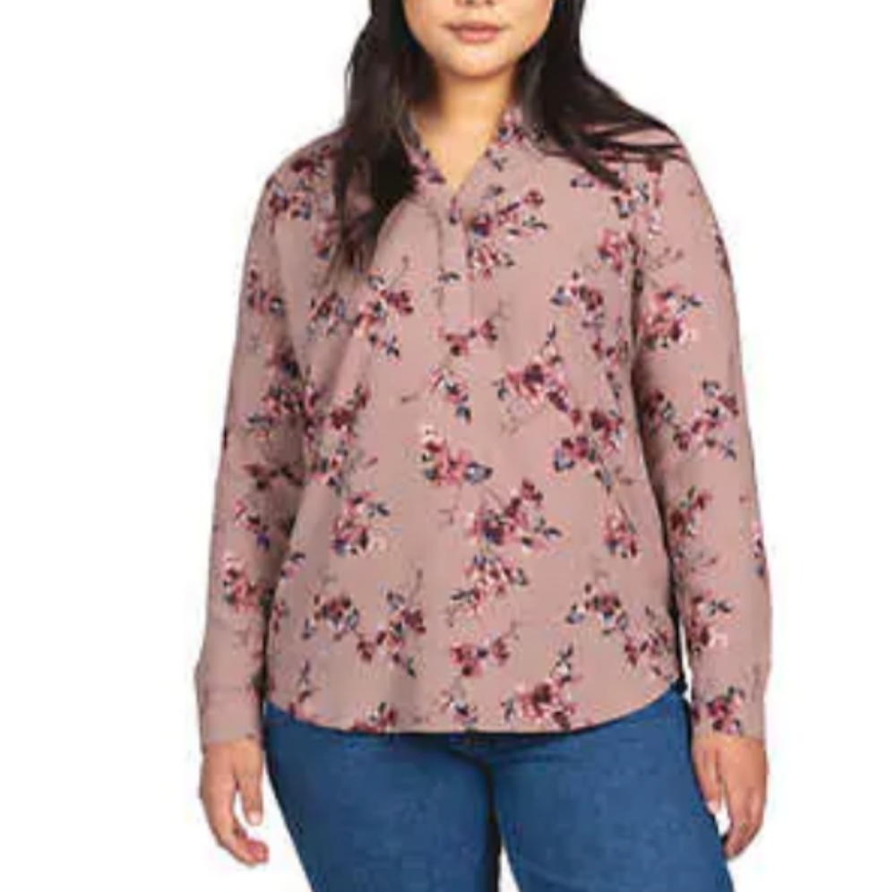 Hilary radley ladies long sleeve blouse
